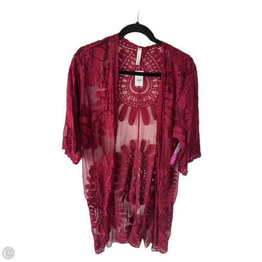 Kimono By Francesca’s In Red, Size: Osfm