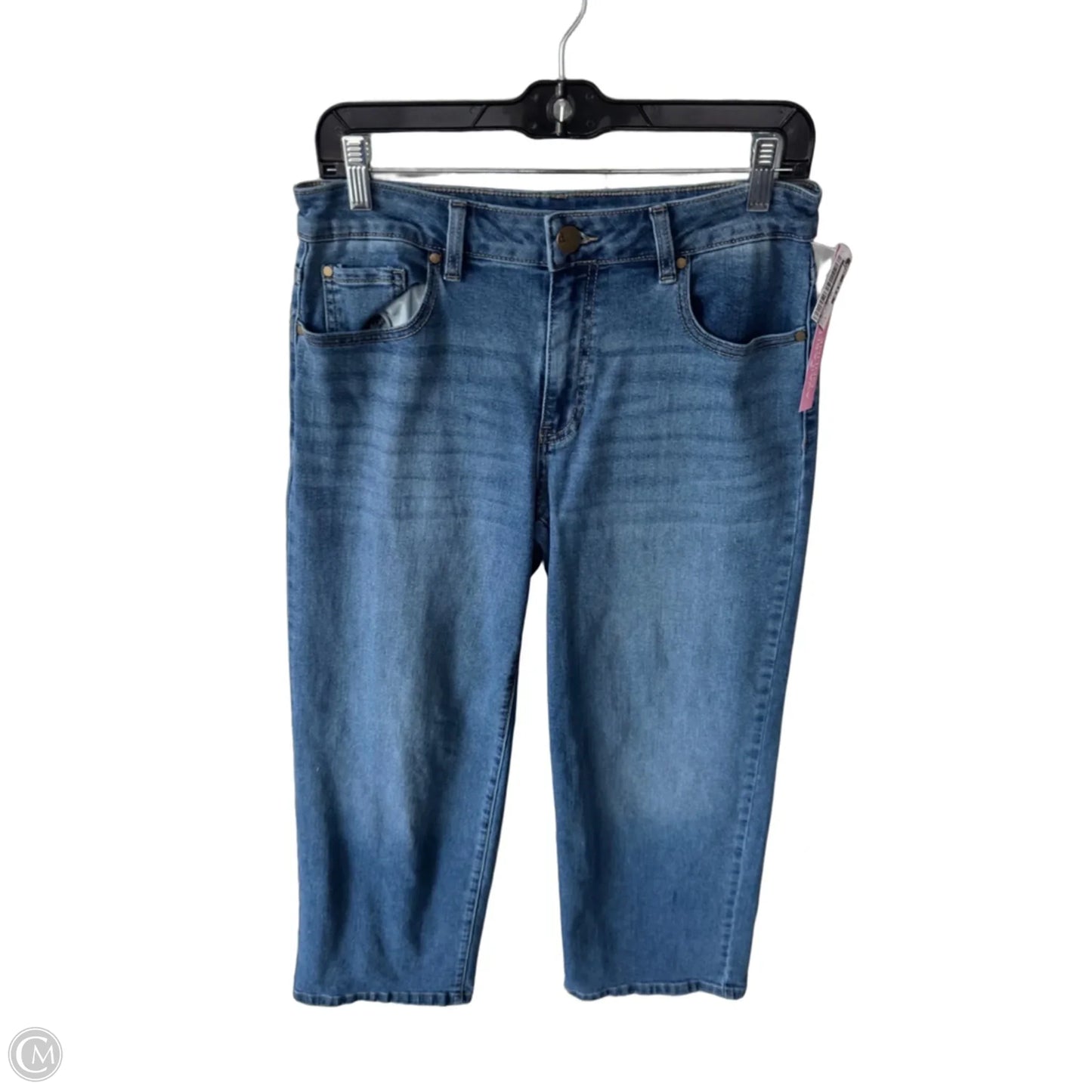 Jeans Wide Leg By D Jeans In Blue Denim, Size: 6