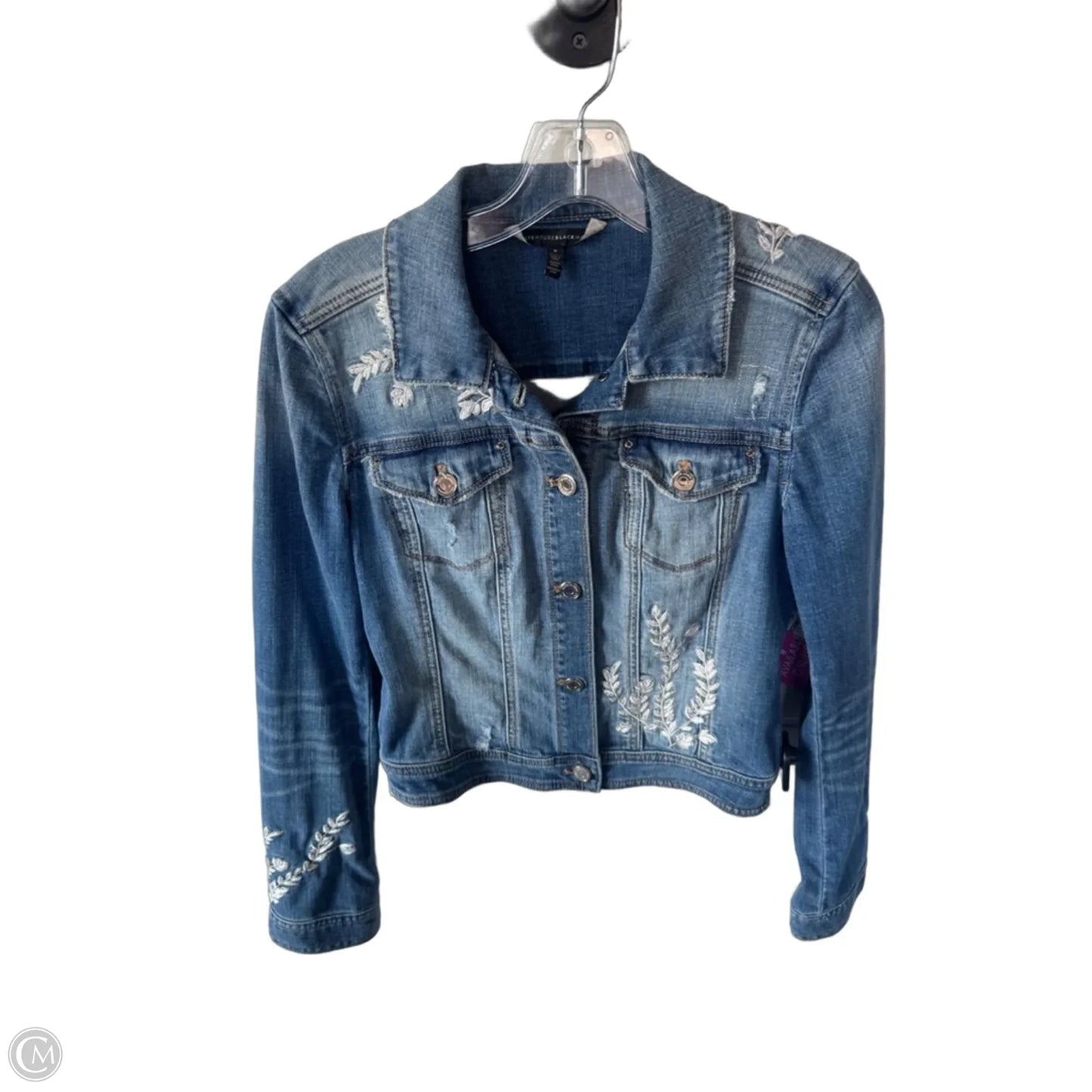 Jacket Denim By White House Black Market In Blue Denim, Size: M