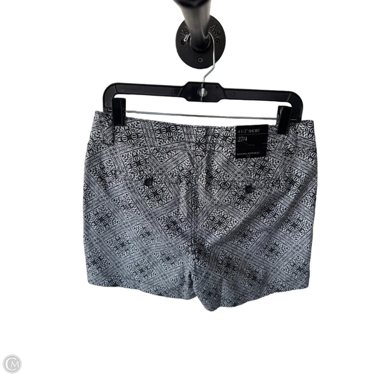 Shorts By Banana Republic In Black & White, Size: 4