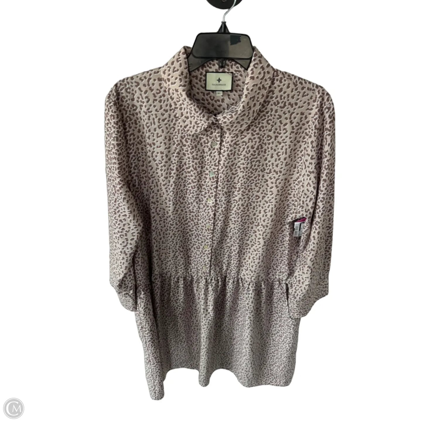 Dress Casual Short By Tuckernuck In Animal Print, Size: Xl