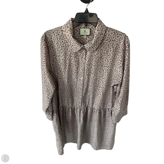 Dress Casual Short By Tuckernuck In Animal Print, Size: Xl