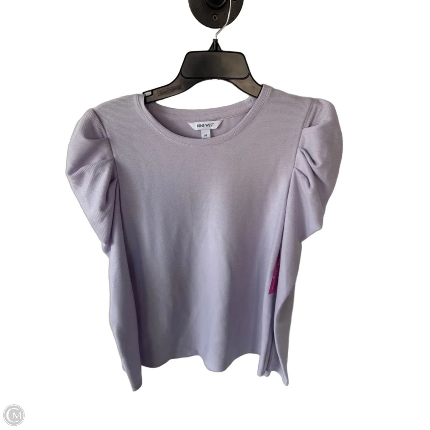 Top Long Sleeve By Nine West In Purple, Size: M