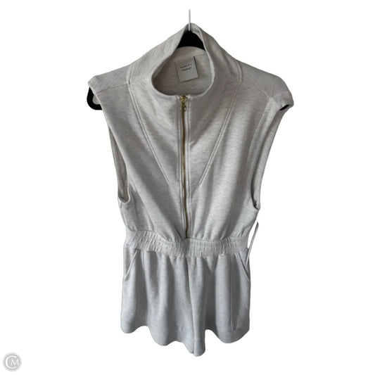 Romper By Varley In Grey & White, Size: L