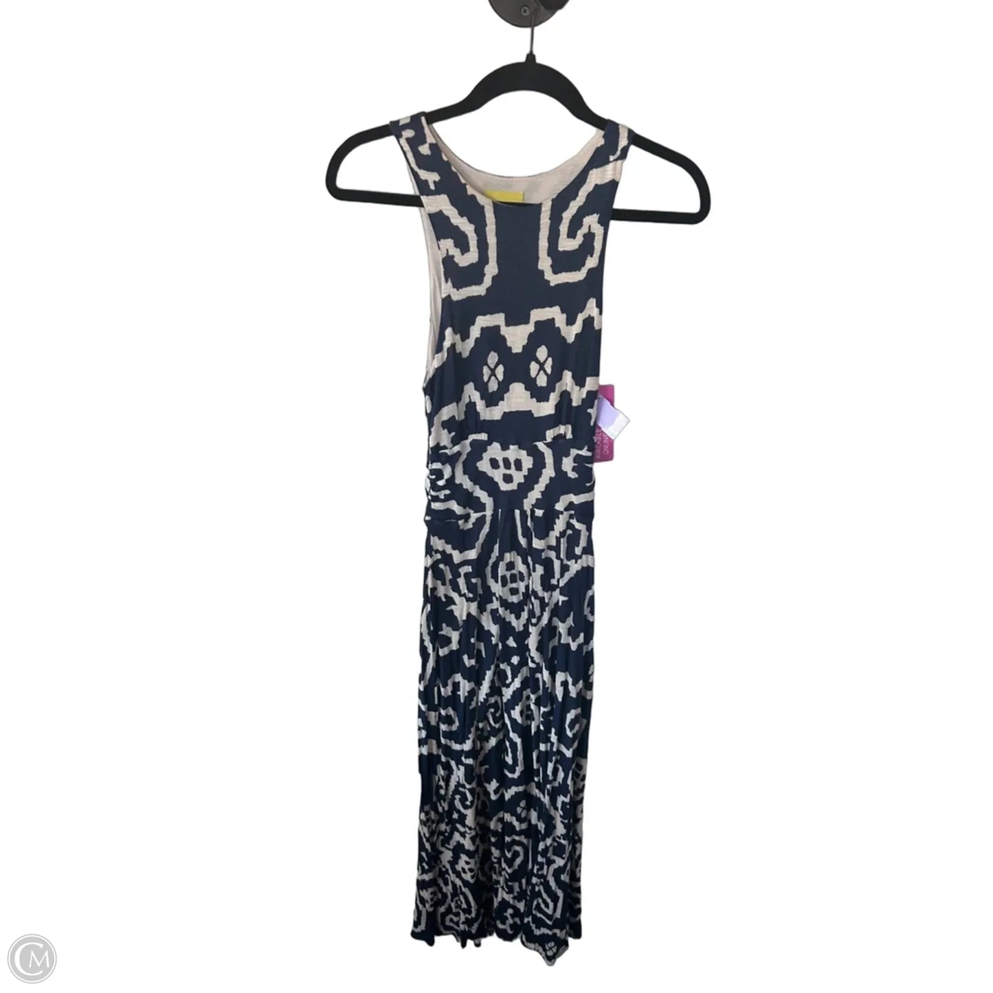Dress Casual Maxi By Maeve In Blue & Tan, Size: Xs