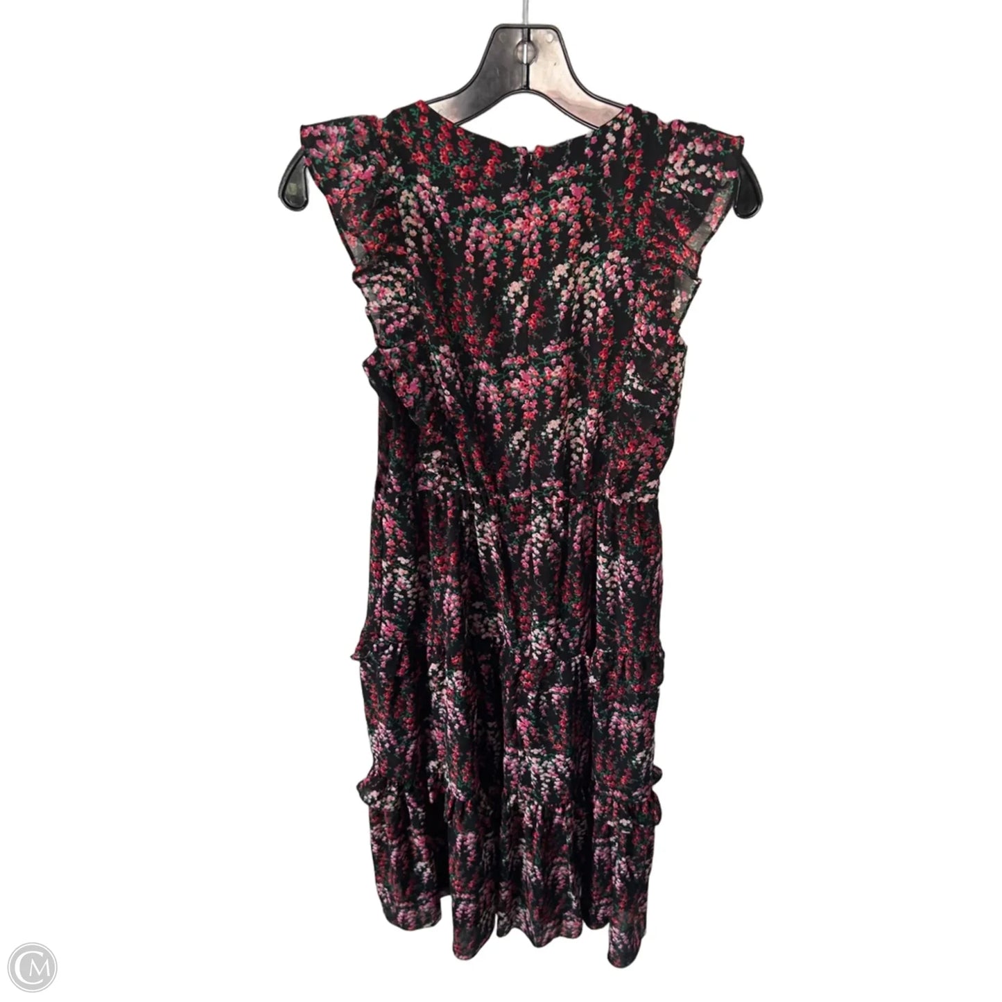 Dress Party Midi By J. Crew In Black & Pink, Size: Xs