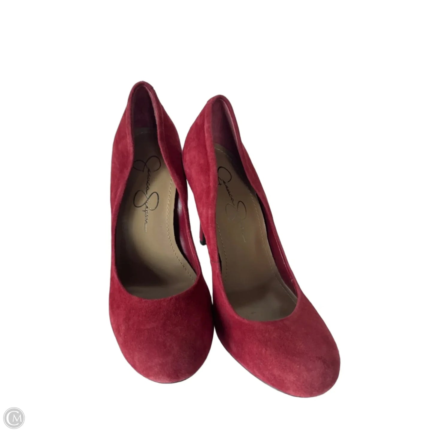 Shoes Heels Stiletto By Jessica Simpson In Red, Size: 5.5