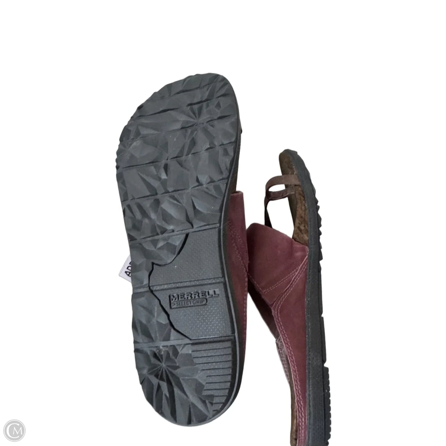 Sandals Flats By Merrell In Brown & Red, Size: 10
