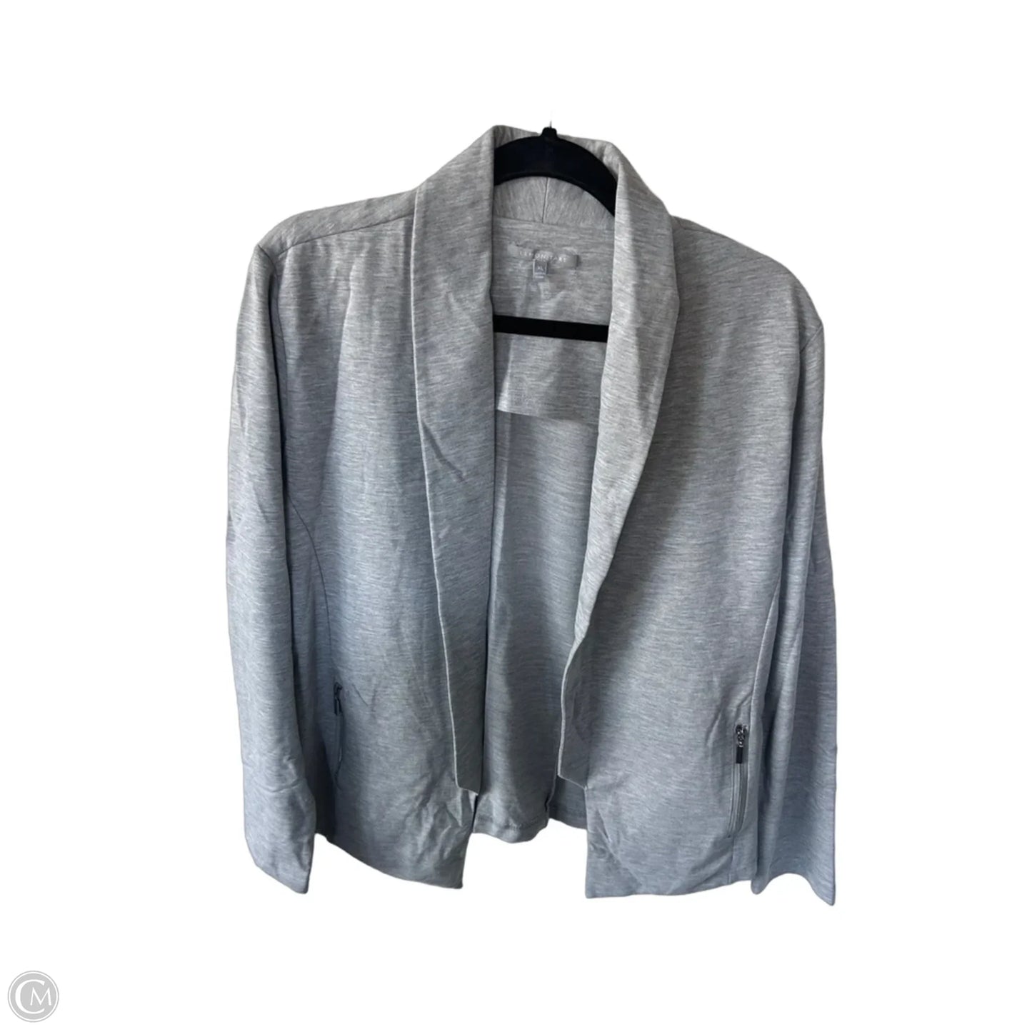 Blazer By Clothes Mentor In Grey, Size: Xl