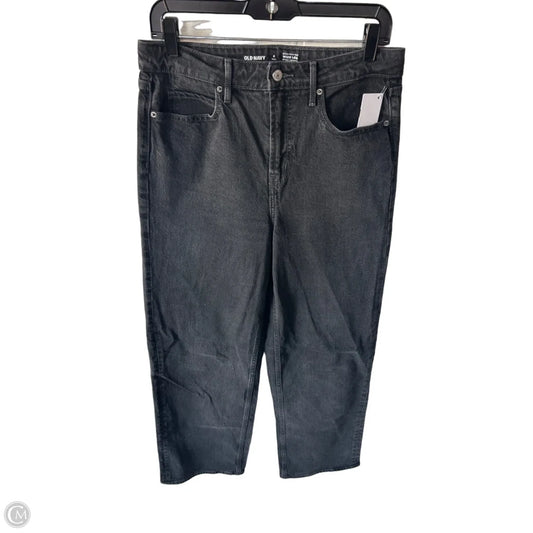 Jeans Wide Leg By Old Navy In Black Denim, Size: 6l