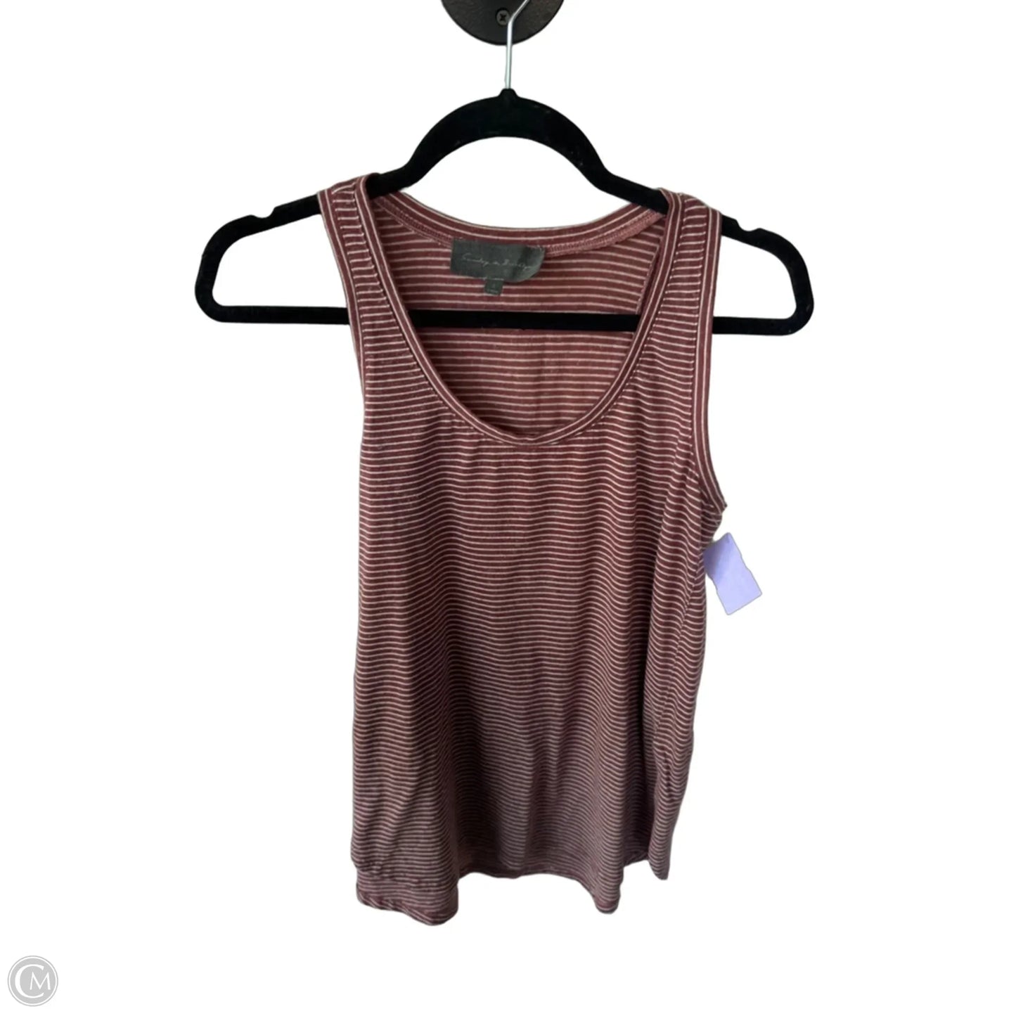 Top Sleeveless Basic By Sunday In Brooklyn In Red & White, Size: S