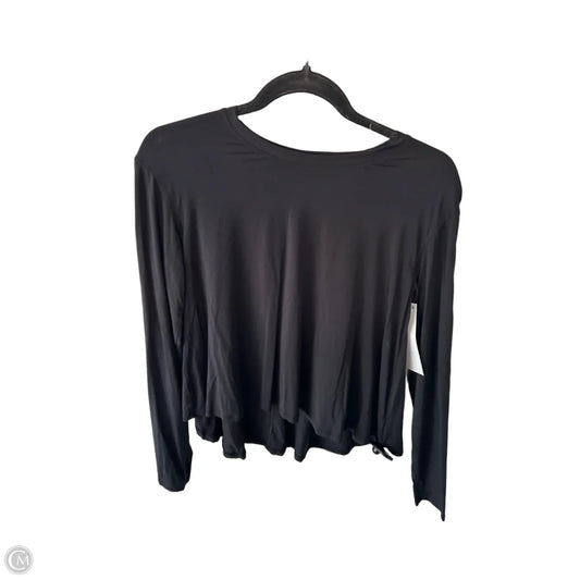 Athletic Top Long Sleeve Crewneck By Lululemon In Black, Size: S
