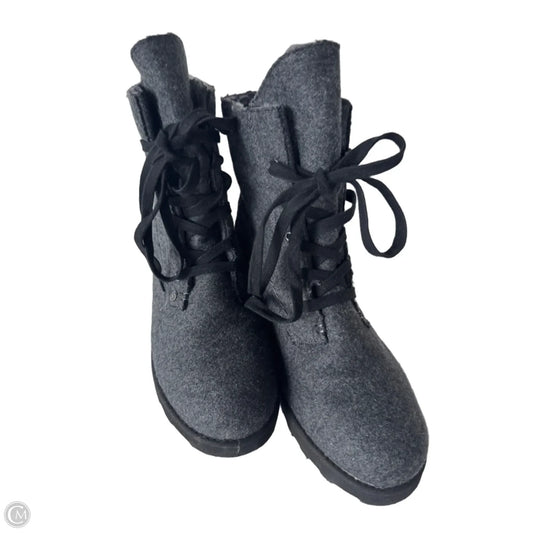 Boots Mid-calf Heels By Bearpaw In Grey, Size: 10