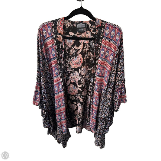 Kimono By Angie In Black & Blue, Size: L