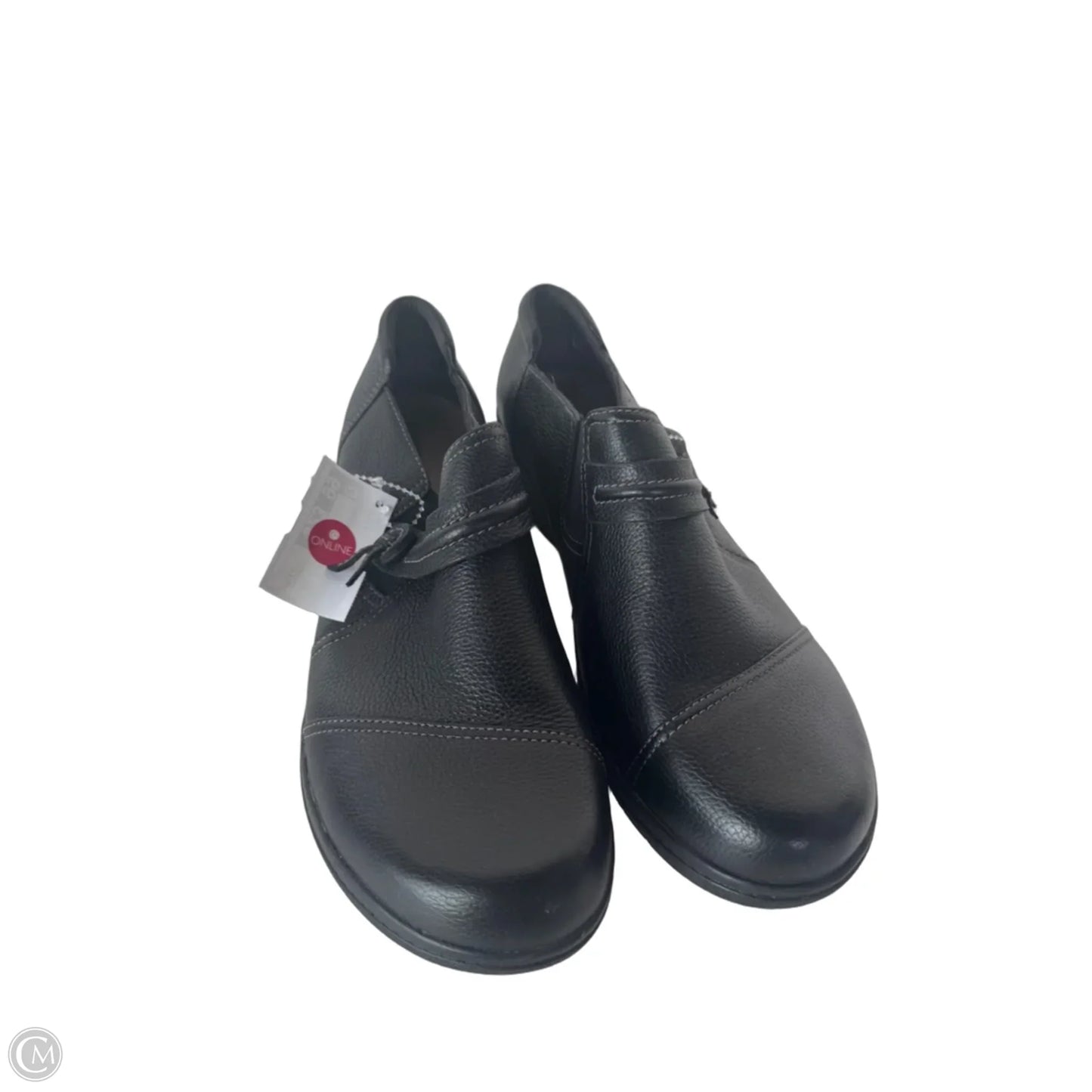 Shoes Flats By Clarks In Black, Size: 11