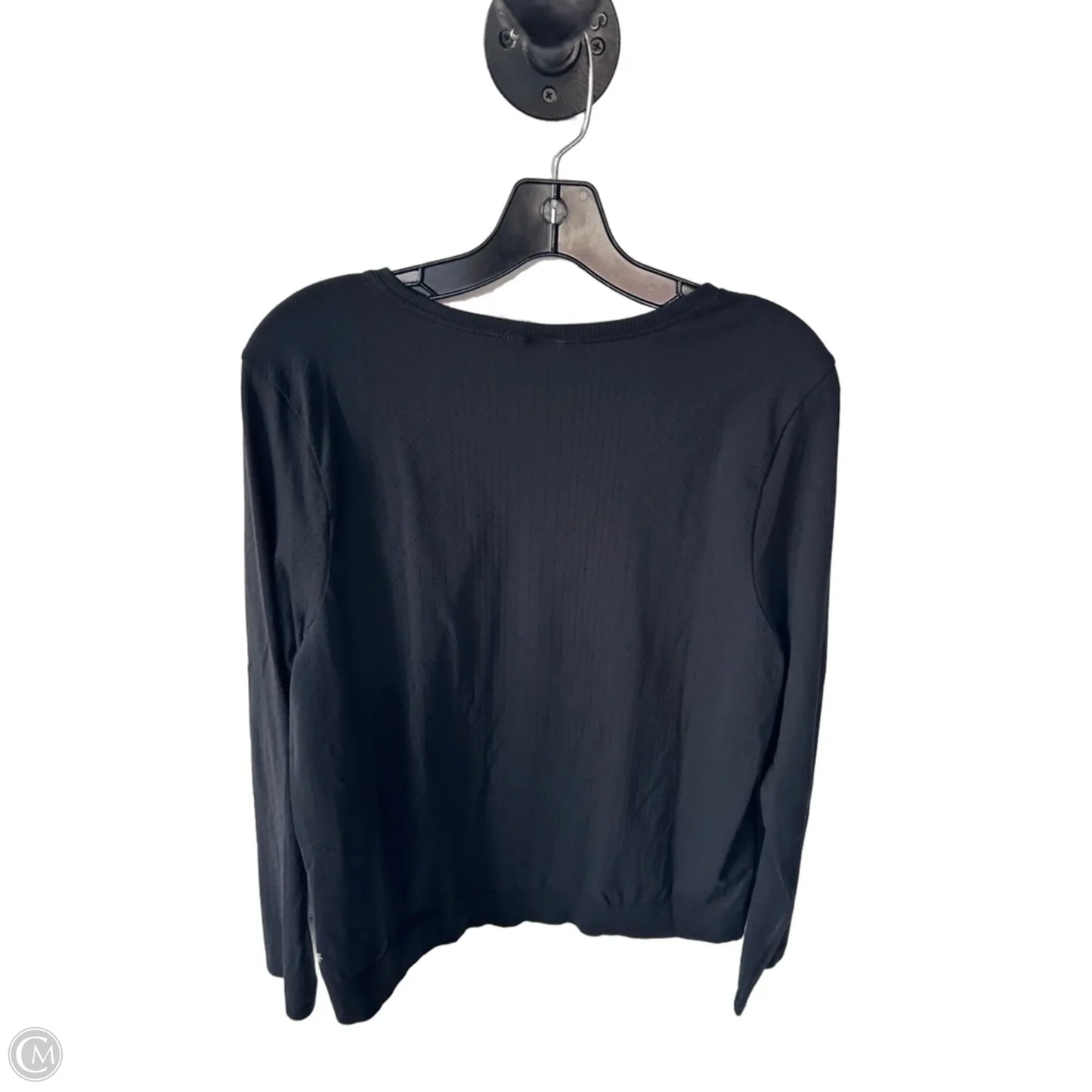 Athletic Top Long Sleeve Crewneck By Athleta In Black, Size: Xl