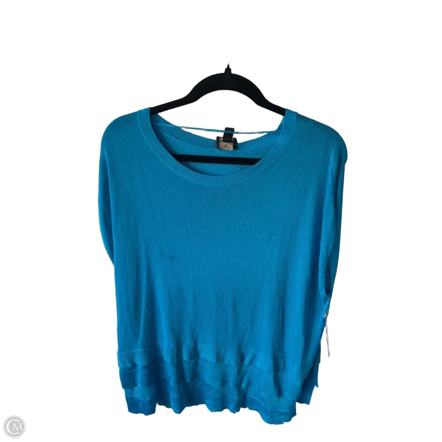 Vest Sweater By Worthington In Blue, Size: L