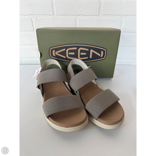 Sandals Flats By Keen In Grey, Size: 8.5