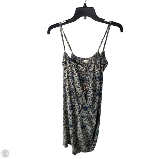 Dress Casual Midi By Natural Life In Blue & Tan, Size: Xs