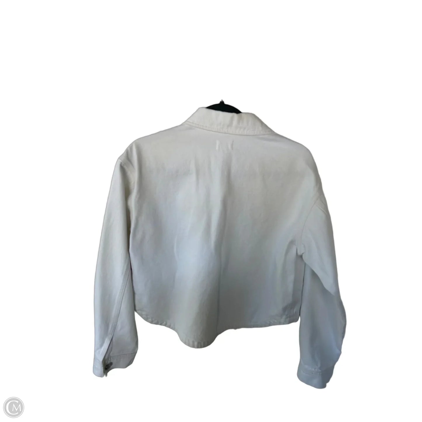 Jacket Denim By Z Supply In White Denim, Size: L