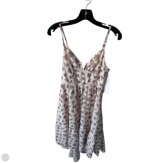 Dress Casual Midi By Clothes Mentor In Pink & Purple, Size: S