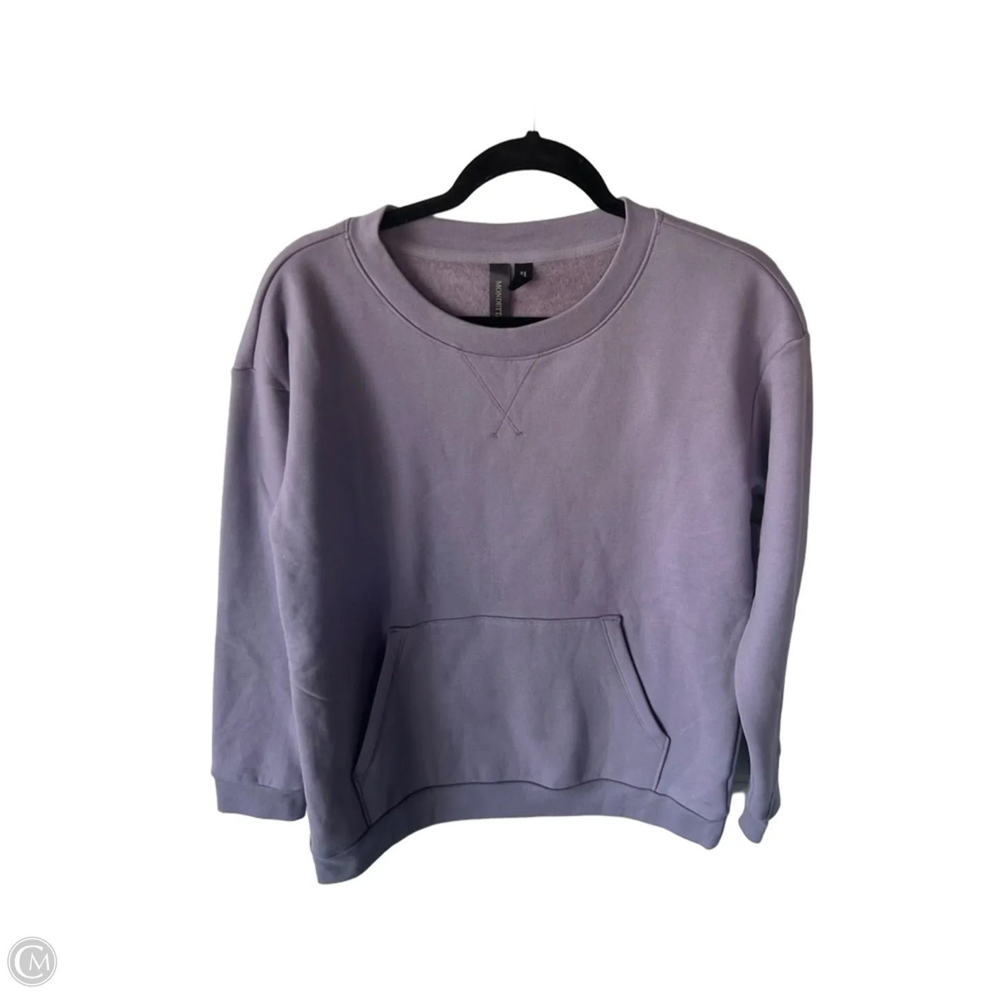 Sweatshirt Crewneck By Mondetta In Purple, Size: M