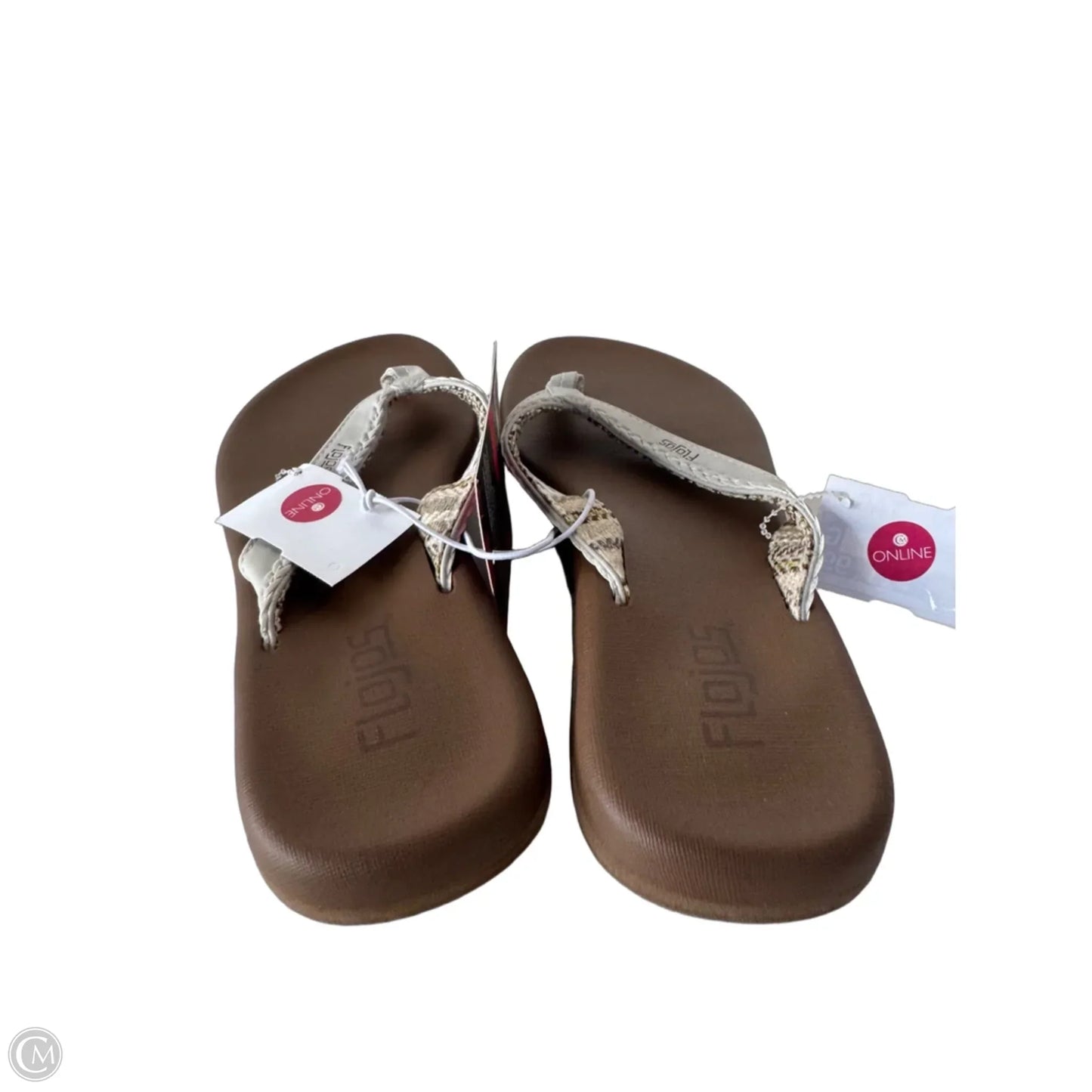 Sandals Flip Flops By Clothes Mentor In Tan, Size: 7