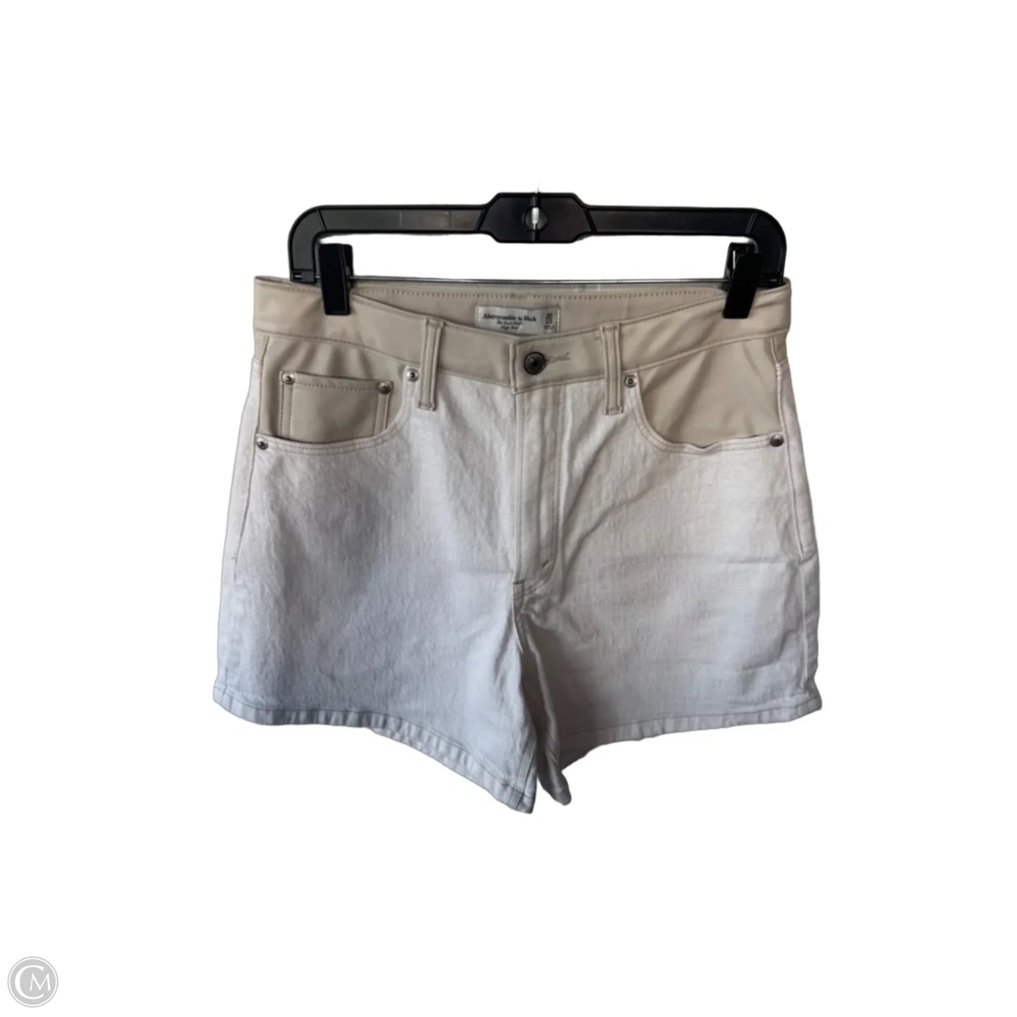 Shorts By Abercrombie And Fitch In Cream, Size: 10