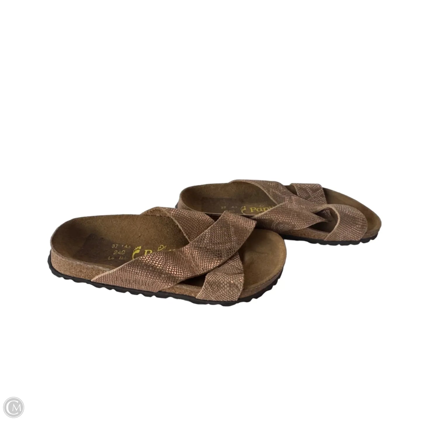 Sandals Flats By Cmb In Bronze, Size: 6