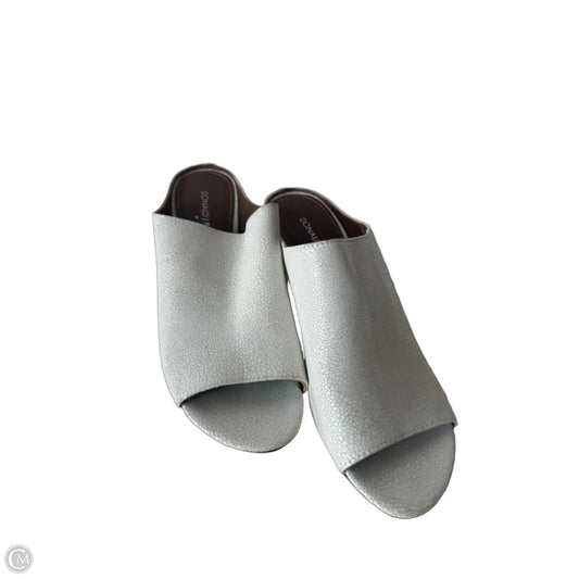 Sandals Heels Block By Donald Pliner In White, Size: 7