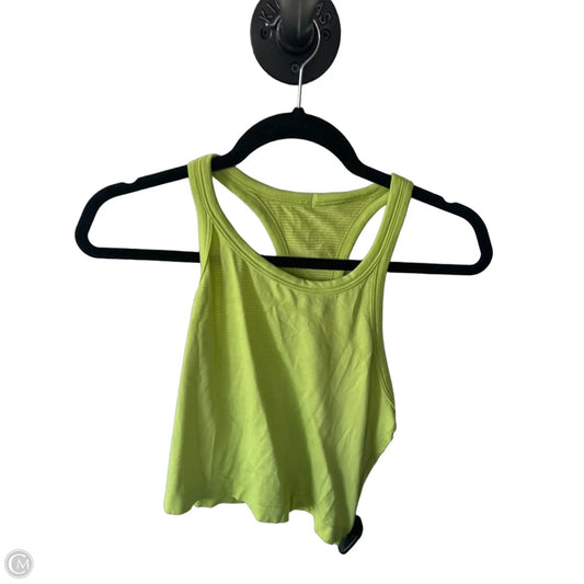 Athletic Tank Top By Lululemon In Green, Size: M