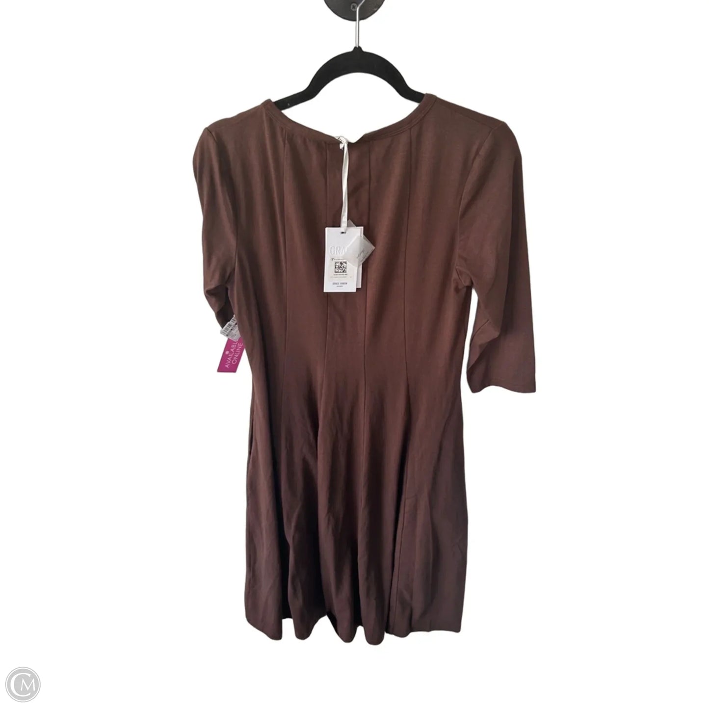 Dress Casual Midi By Grace Karin In Brown, Size: M
