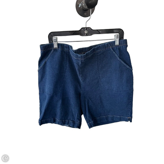 Shorts By Hanes In Blue Denim, Size: 2x