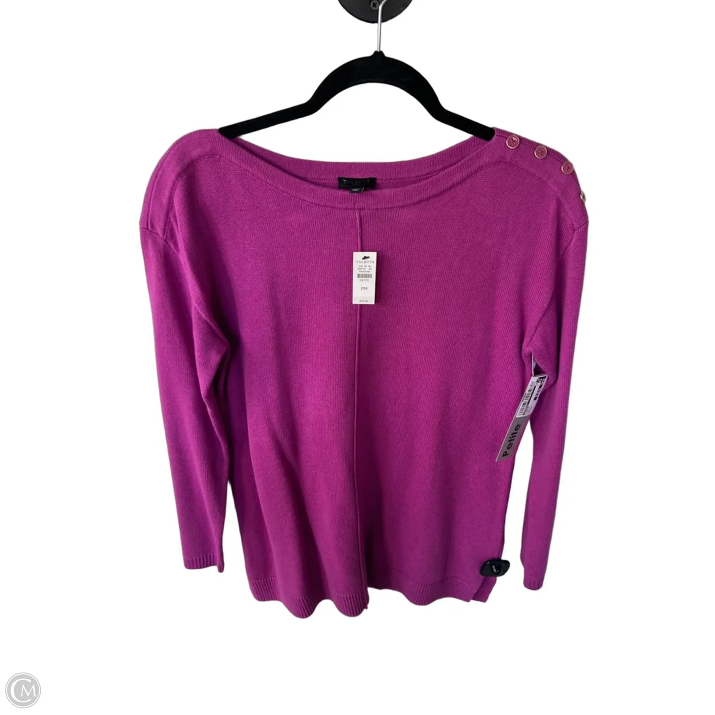 Sweater By Talbots In Purple, Size: Mp