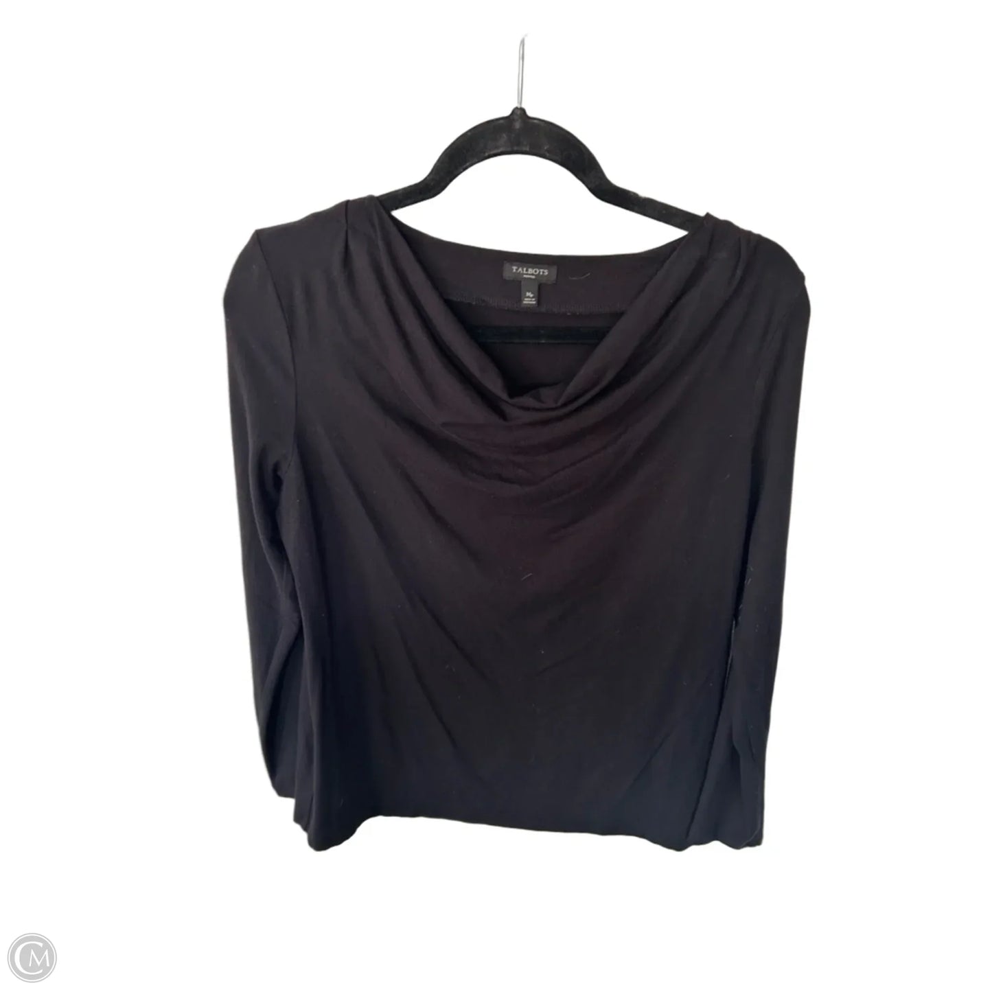 Top Long Sleeve By Talbots In Black, Size: Mp