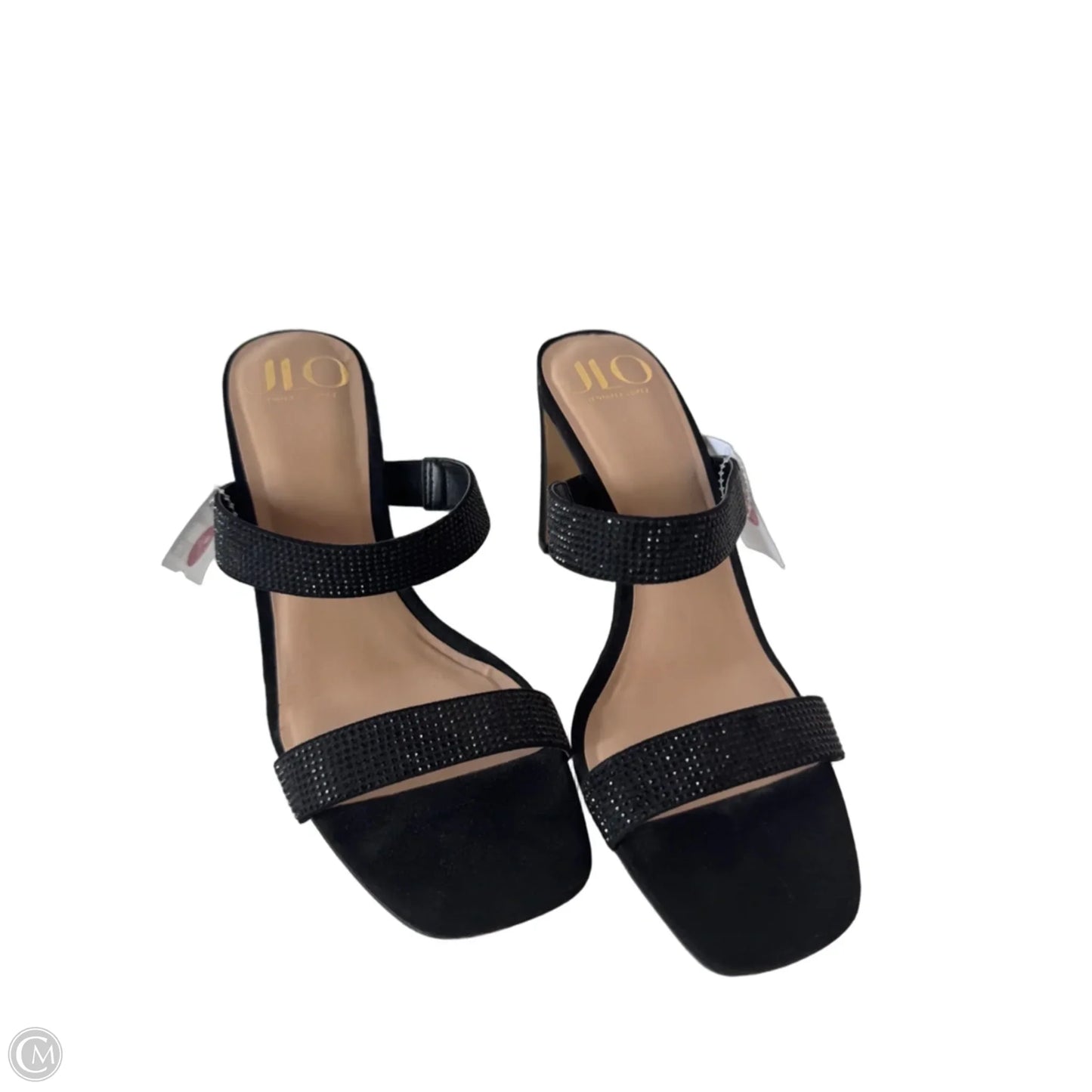 Sandals Heels Block By Jennifer Lopez In Black, Size: 10