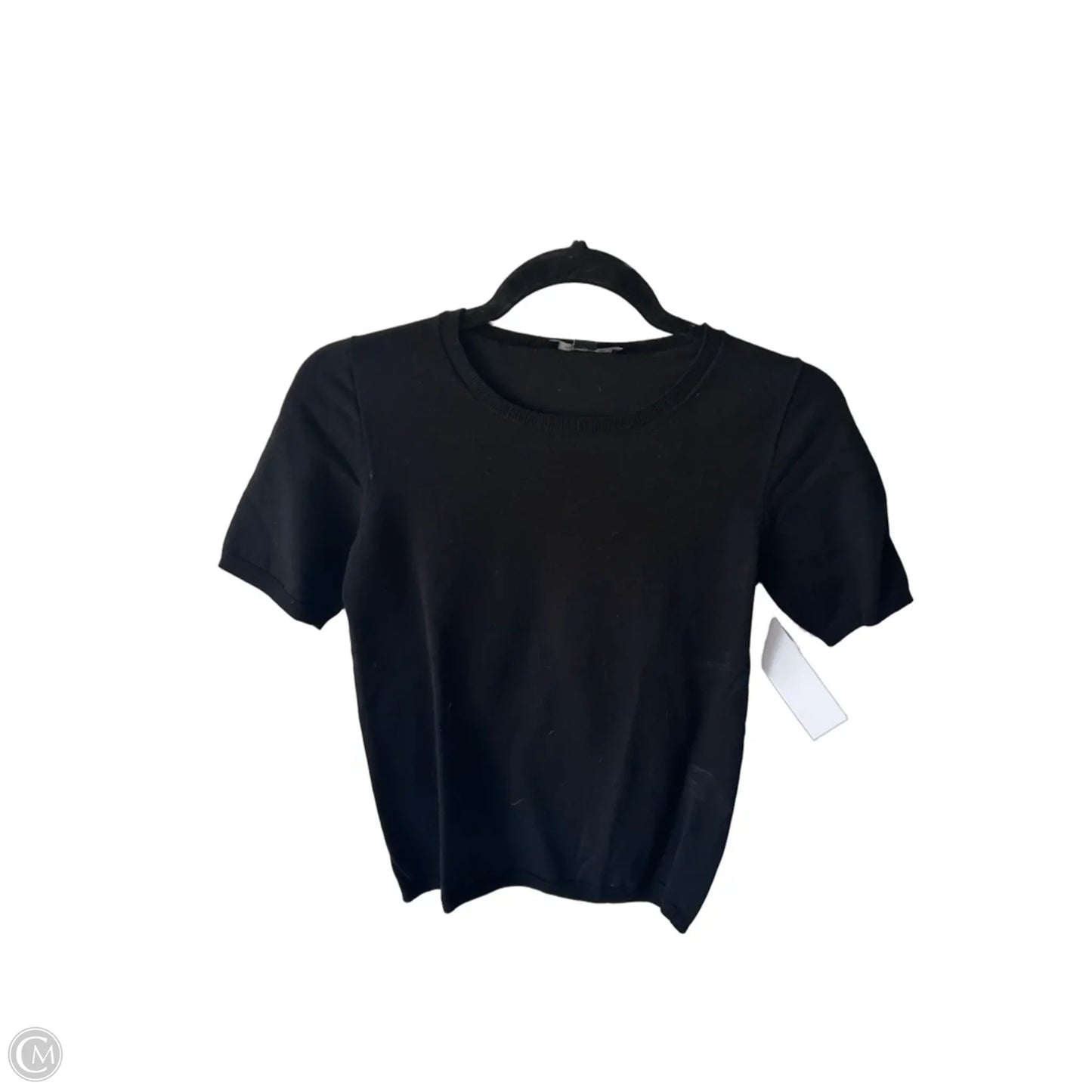 Sweater Short Sleeve By Ann Taylor In Black, Size: Xs