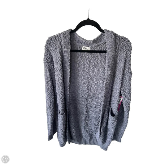Sweater Cardigan By Clothes Mentor In Blue & Grey, Size: Xs