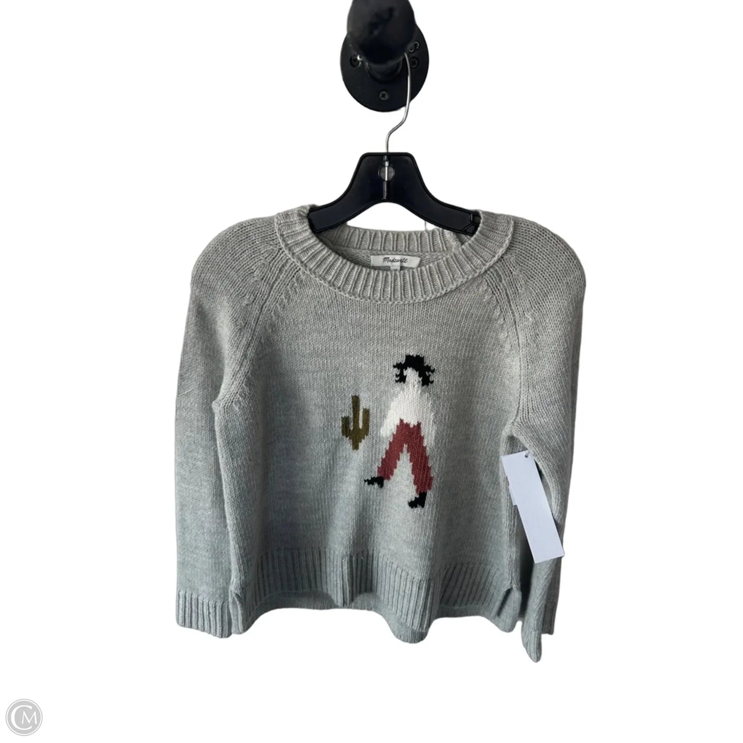 Sweater By Madewell In Grey, Size: Xs