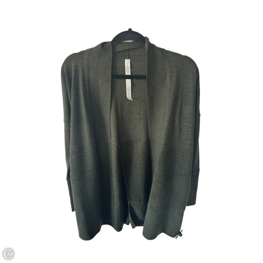 Sweater Cardigan By Lululemon In Green, Size: Xs