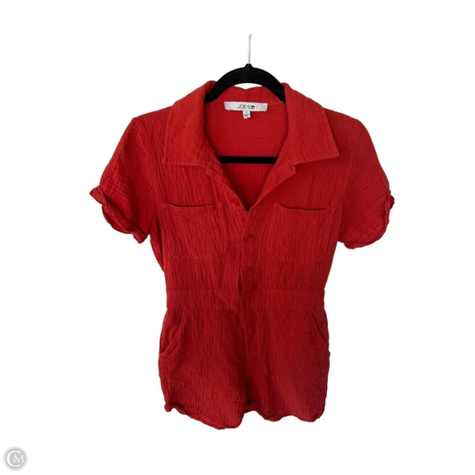 Romper By Joes Jeans In Orange, Size: S