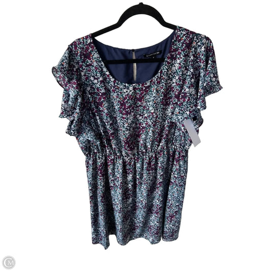 Dress Casual Short By 41 Hawthorn In Floral Print, Size: 1x