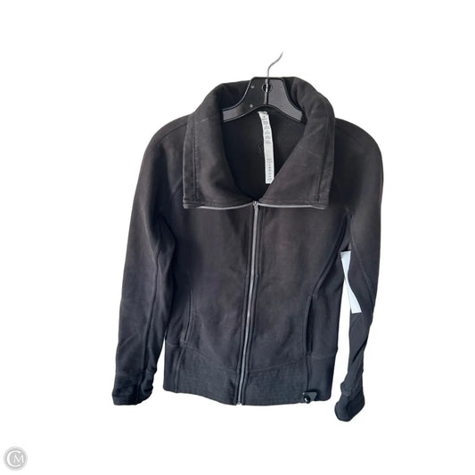 Athletic Sweatshirt Collar By Lululemon In Black, Size: S