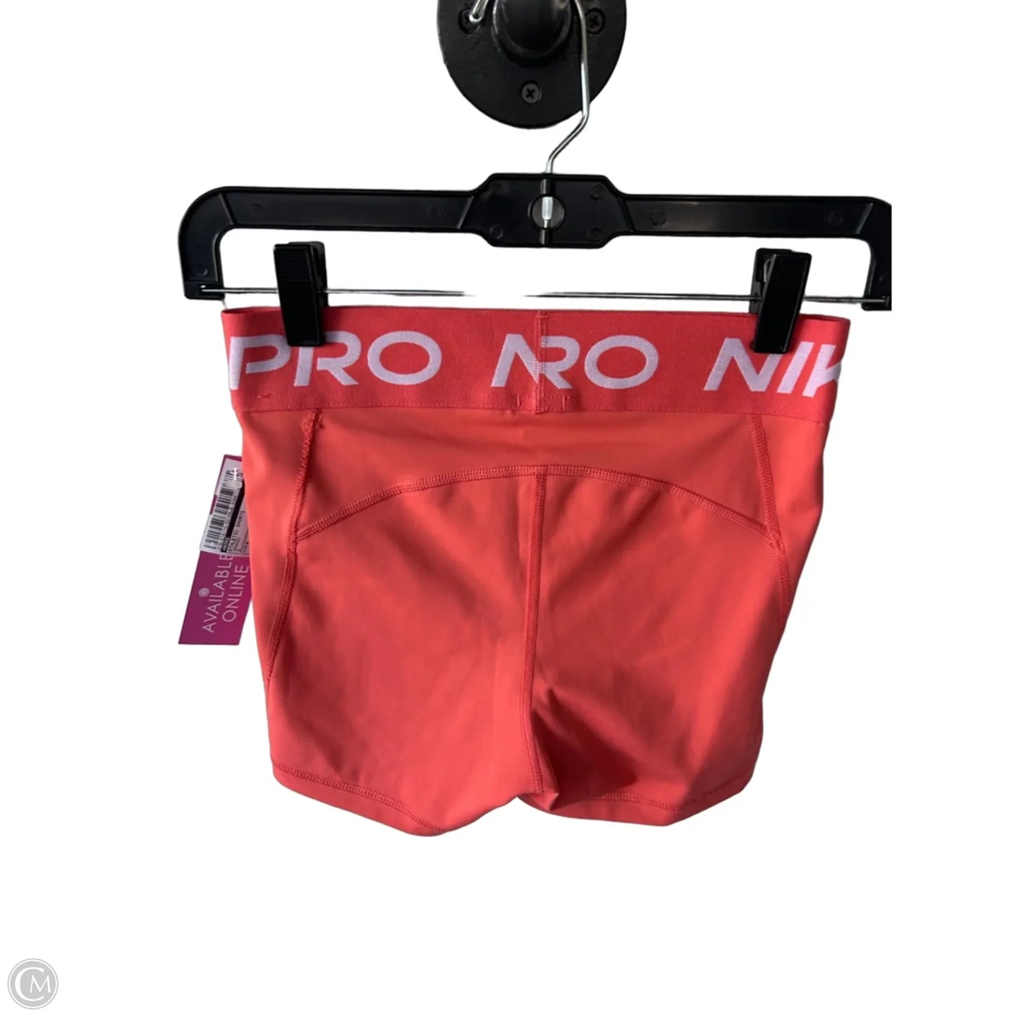 Athletic Shorts By Nike In Orange, Size: S