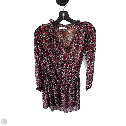 Dress Casual Short By Socialite In Black & Red, Size: S