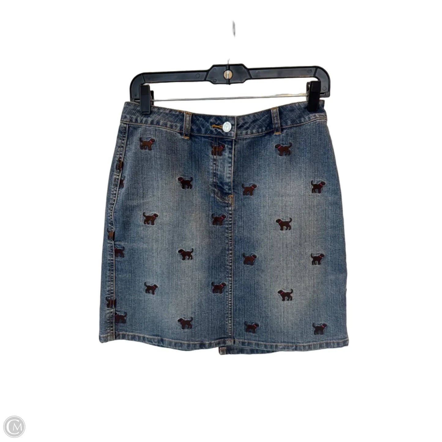 Skirt Designer By Lilly Pulitzer In Blue Denim, Size: 2