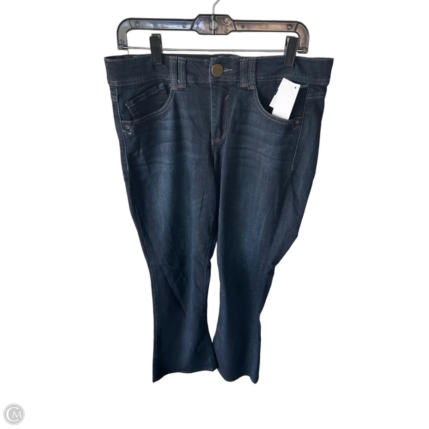 Jeans Boot Cut By Wit & Wisdom In Blue Denim, Size: 10
