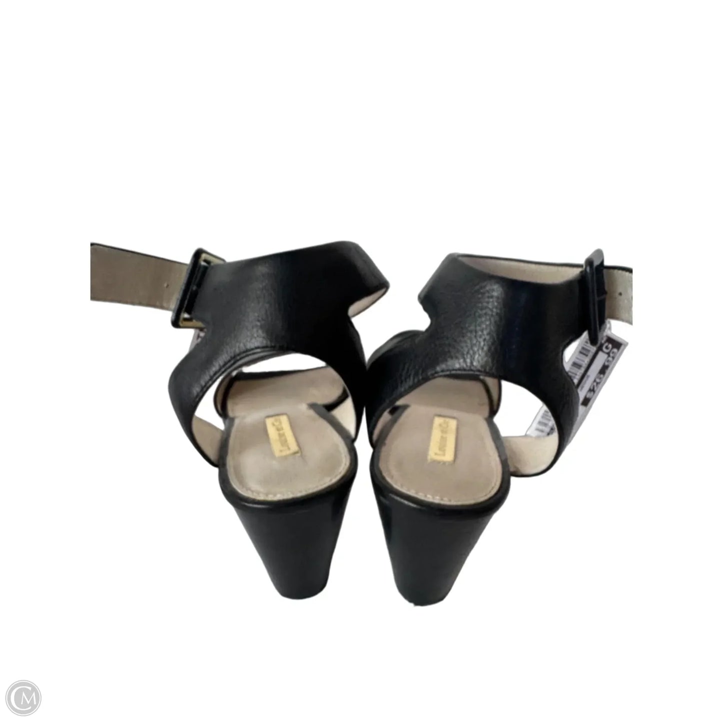 Sandals Heels Wedge By Louise Et Cie In Black, Size: 10