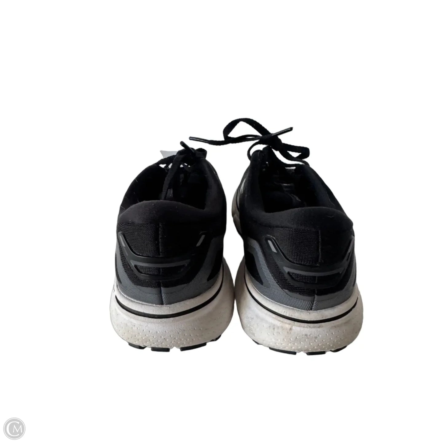 Shoes Athletic By Brooks In Black & White, Size: 7.5