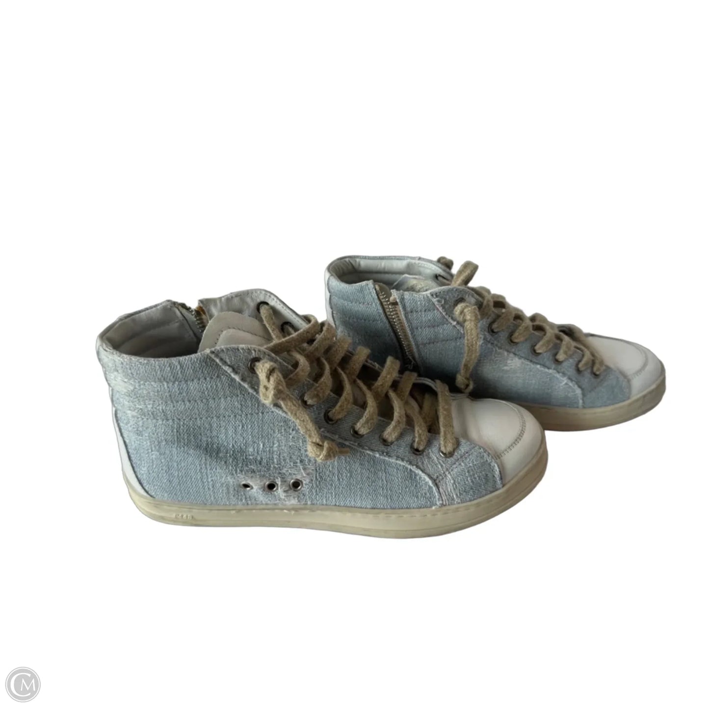 Shoes Sneakers By P448 In Blue & White, Size: 8.5